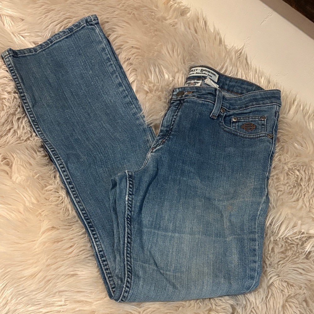 Harley Davidson Blue Denim Jeans